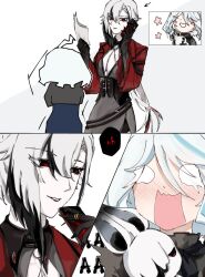 arlecchino_(genshin_impact) furina_(genshin_impact) genshin_impact highres ruruchiin yuri
