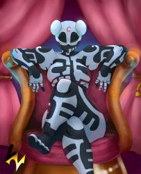 Rule 34 | 1girl, adapted costume, breasts, capcom, chair, chun-li, commentary request, cosplay, crossed legs, curtains, double bun, female focus, hair bun, highres, image sample, large breasts, mask, no shoes, sitting, skullomania, skullomania (cosplay), solo, street fighter, thick thighs, thighs, twitter, twitter sample, whienzarth