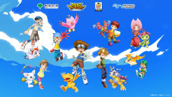 3girls 5boys digimon digimon_adventure glasses ishida_yamato izumi_koshiro kido_jo multiple_boys multiple_girls official_art tachikawa_mimi takaishi_takeru takenouchi_sora yagami_hikari yagami_taichi