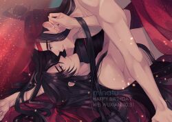 Rule 34 | 2boys, ahoge, artist name, bed sheet, bishounen, black hair, boy on top, character name, chinese wedding, commentary, completely nude, couple, curtains, dated, english commentary, eye contact, grey eyes, hair down, hair ribbon, half updo, hand up, happy birthday, headband, holding another&#039;s hair, implied sex, lan wangji, light particles, long hair, looking at another, lying, male focus, minataka94, missionary, modao zushi, multiple boys, muscular, muscular male, nude, official alternate hairstyle, on back, on bed, parted lips, profile, red headband, red ribbon, red sheet, ribbon, sex, smile, toned, toned male, topknot, topless male, under covers, watermark, wei wuxian, wei wuxian (yiling laozu), xiao guan (headdress), yaoi, yellow eyes