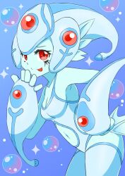 bubble digimon digimon_(creature) digimon_frontier fins helmet ranamon swimsuit tagme