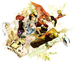 1990s_(style) 2boys abstract_background backwards_hat baseball_cap bird black_hair character_name chikorita copyright_name creatures_(company) cyndaquil english_text ethan_(pokemon) game_boy game_boy_(original) game_freak gen_2_pokemon grin handheld_game_console hands_in_pockets hat ho-oh leaf legendary_pokemon lugia multiple_boys nintendo pokemon pokemon_(creature) pokemon_gsc red_hair retro_artstyle shorts silver_(pokemon) sin_(hitonatsu) skateboard smile starter_pokemon_trio totodile tower