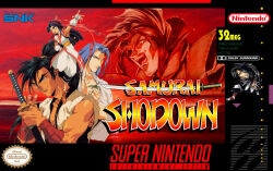 Rule 34 | 1girl, 3boys, amakusa shirou tokisada, black hair, blue hair, cover, game console, haoumaru, highres, katana, multiple boys, nakoruru, oobari masami, samurai spirits, shiroi eiji, sunset, super nintendo, sword, tachibana ukyou, third-party edit, weapon