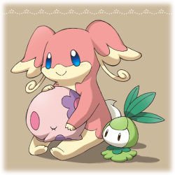 10s audino creatures_(company) game_freak gen_5_pokemon ki_(mona) munna nintendo no_humans petilil pokemon pokemon_(creature) pokemon_bw
