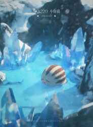 3d animal_focus artist_name celebi350300687 character_name cinema_4d_(medium) closed_eyes crystal full_body gen_2_pokemon highres ice nintendo poke_ball_symbol pokedex_number pokemon pokemon_(creature) pokemon_focus snow snowing solo swinub