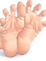 1girl barefoot close-up feet foot_focus foreshortening highres nightbird original simple_background soles solo toes white_background