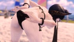Rule 34 | absurdres, ass, bikini, black bikini, eliza (tekken), highres, hot, non-web source, swimsuit, tekken, tekken 7