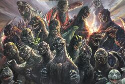 Rule 34 | cloud, crossover, dancing, dual persona, everyone, father and son, g.n.a, giant, giant monster, godzilla, godzilla, mothra and king ghidorah: giant monsters all-out attack, godzilla: final wars, godzilla: tokyo s.o.s., godzilla (1954 movie), godzilla (2014), godzilla (series), godzilla (shin), godzilla 2000: millennium, godzilla junior, godzilla raids again, godzilla the series, godzilla vs. biollante, godzilla vs. destoroyah, godzilla vs. gigan, godzilla vs. king ghidorah, godzilla vs. megalon (1973), godzilla vs. monster zero, highres, kaiju, king kong (series), king kong vs. godzilla, legendary pictures, minilla, monsterverse, mothra vs. godzilla, multiple persona, no humans, no pupils, parent and child, possessed, red eyes, scar, scar on chest, sharp teeth, shin godzilla, son of godzilla, sunlight, tail, teeth, the return of godzilla, toho, tokyo skytree, tree, tri-stars, white eyes, zilla