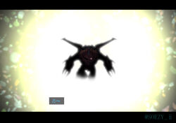 Rule 34 | artist name, claws, glowing, glowing eye, gundam, gundam gquuuuuux, gundam seed, gundam seed freedom, looking at viewer, mecha, mecha focus, missile pod, mobile suit, no humans, one-eyed, robot, science fiction, soezy, weapon, z&#039;gok (seed)