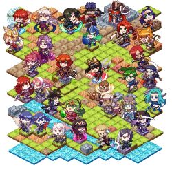 Rule 34 | 6+boys, 6+girls, animal ears, armor, arrow (projectile), ash (fire emblem), axe, ayra (fire emblem), battle axe, black hair, black knight (fire emblem), blonde hair, blue eyes, blue hair, book, bow (weapon), brown hair, cape, cat ears, cat girl, cherche (fire emblem), chibi, chibi only, chrom (fire emblem), circle, cordelia (fire emblem), eikthyrnir (fire emblem), facial mark, female robin (fire emblem), fiora (fire emblem), fire emblem, fire emblem: genealogy of the holy war, fire emblem: mystery of the emblem, fire emblem: path of radiance, fire emblem: radiant dawn, fire emblem: the sacred stones, fire emblem: three houses, fire emblem awakening, fire emblem fates, fire emblem heroes, forehead mark, fox ears, fox girl, full armor, green eyes, green hair, hakuramen, hand on hilt, headband, hector (fire emblem), highres, hinoka (fire emblem), holding, holding book, holding bow (weapon), holding polearm, holding sword, holding weapon, horns, hraesvelgr (fire emblem), hrid (fire emblem), ike (fire emblem), leila (fire emblem), lethe (fire emblem), lon&#039;qu (fire emblem), long hair, lucina (fire emblem), lyn (fire emblem), lyon (fire emblem), marisa (fire emblem), mia (fire emblem), micaiah (fire emblem), minerva (fire emblem), multiple boys, multiple girls, nephenee (fire emblem), nintendo, orange hair, owain (fire emblem), pink hair, planted, planted sword, planted weapon, polearm, ponytail, purple eyes, purple hair, red eyes, red hair, selkie (fire emblem), shamir nevrand, shield, short hair, soren (fire emblem), sword, tail, tharja (fire emblem), tiara, tiki (adult) (fire emblem), tiki (fire emblem), twintails, weapon, white hair