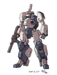 2017 colored_lineart commentary_request dated gunpod highres kikou_souseiki_mospeada korean_commentary legioss mars_base_(kikou_souseiki_mospeada) mecha mecha_focus mospeada no_humans original redesign robot robotech science_fiction signature sketch z006