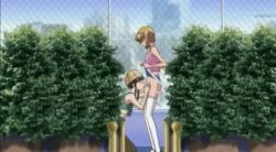 2boys androgynous animated black_hair blonde_hair boku_no_pico bush coco_(boku_no_pico) crossdressing fellatio fence gay multiple_boys oral outdoors pico_(boku_no_pico) shota tagme trap trap_on_trap yaoi