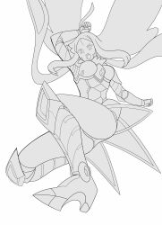 Rule 34 | 1girl, absurdres, armor, armored boots, armored gloves, armored leotard, ass, boots, breasts, bug, digimon, digimon (creature), digimon story: cyber sleuth, digimon story: cyber sleuth hacker&#039;s memory, female focus, fur collar, gloves, gluteal fold, helmet, high heels, highres, hudiemon, leotard, long hair, medium breasts, open mouth, ph6xeivbgpimggg, shoulder armor, solo, thick thighs, thighhighs, thighs, unworn headwear, unworn helmet, wavy hair