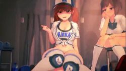 1boy 2girls 3d ? ?? age_difference animated anna_(anna_anon) anna_anon artist_name assertive_female audible_speech baseball_bat baseball_cap baseball_uniform blue_bow blue_bowtie blue_hat blue_shirt blue_sports_bra blue_thighhighs blush bottle bouncing_breasts bow bowtie breasts brown_eyes brown_hair cellphone character_name cleavage continuous_ejaculation cowboy_shot cropped_shirt cum cum_on_body cum_on_legs disappointed ejaculation ela_amano_(anna_anon) english_audio english_text feet_out_of_frame femdom giggling girl_on_top grinding grinding_over_clothes hat hetero holding holding_phone iheartvoiceover_(voice_actor) indoors interior knee_pads knees_together_feet_apart large_breasts laughing long_hair looking_at_another looking_at_viewer matching_hair/eyes medium_hair multiple_girls naughty_face onee-shota open_mouth original panties penis phone pov pov_crotch pov_focus premature_ejaculation pumping raytracingva_18_(voice_actor) red_eyes red_hair ruined_for_marriage school_uniform seductive_smile serafuku shaded_face shirt short_sleeves shota sitting sitting_on_lap sitting_on_person skirt small_penis smile smug socks sound sports_bra sportswear sunset surprised teasing thick_thighs thigh_sex thighhighs thighs tomboy twintails two-tone_hat two-tone_shirt two-tone_sports_bra two-tone_thighhighs uncensored underwear video watching watermark white_hat white_panties white_shirt white_socks white_sports_bra white_thighhighs