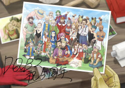 6+boys 6+girls :d abs aman_(dqb2) anessa_(dqb2) animal_ear_hairband animal_ears aqua_hair arm_behind_head armor bald balding beard black_leotard blonde_hair blue_tabard blurry blurry_background boots bowl_cut breastplate brown_hair chako_(dqb2) character_doll character_request chiekotsuto child commentary_request crown curly_hair dark-skinned_male dark_skin doll doruton_(dqb2) dragon_quest dragon_quest_builders_2 everyone facial_hair fake_animal_ears fake_horns father_and_daughter female_builder_(dqb2) flexing gerome_(dqb2) glasses gloves grandfather_and_granddaughter grass green_hair green_robe green_shirt group_picture hair_slicked_back hairband hammerhood_(dragon_quest) haydin_(dqb2) helmet high_ponytail highres hiisu_(dqb2) hoho_(dqb2) holding holding_doll holding_photo horned_helmet horns hug hug_from_behind indian_style jibaco_(dqb2) king king_of_moonbrooke leotard lillian_(dqb2) long_hair magiru_(dqb2) magrog_(dqb2) magus_(dragon_quest) male_playboy_bunny masshimo_(dqb2) mature_female mature_male mimizun_(dqb2) miruzu_(dqb2) mito_(dqb2) monster multiple_boys multiple_girls muscular muscular_male nun old old_man onba_(dqb2) open_clothes open_mouth open_shirt own_hands_clasped own_hands_together pero_(dqb2) perry_(dqb2) photo_(object) pink_hair playboy_bunny plume ponytail pov purple_hair purple_shirt rabbit_ears red_boots red_gloves red_robe red_tabard robe ruru_(dqb2) saffron_(dqb2) seiza serge_(dqb2) shiro_jii_(dqb2) shirt short_hair side_ponytail sidoh_(dqb2) sitting smile strapless strapless_leotard suspenders tabard table tailcoat_playboy_bunny topless_male toughie translation_request turban twintails v v_over_eye white_turban worm yasu_senchou yellow_gloves zesel_(dqb2)