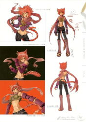 1girl artist_request shining_(series) shining_force_feather tagme tattoo teeda_(shining_force_feather)