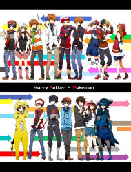 1girl 2girls 3girls 6+boys aaron_(pokemon) aaron_(pokemon)_(cosplay) barry_(pokemon) barry_(pokemon)_(cosplay) bill_weasley black_hair bloomsbury_publishing blue_eyes blue_oak blue_oak_(cosplay) brendan_(pokemon) brendan_(pokemon)_(cosplay) brother_and_sister brothers brown_hair charlie_weasley cosplay couple dawn_(pokemon) dawn_(pokemon)_(cosplay) ethan_(pokemon) ethan_(pokemon)_(cosplay) family father_and_son fred_weasley gary_oak gary_oak_(cosplay) gen_1_pokemon george_weasley ginny_weasley glasses harry_potter harry_potter_(series) hermione_granger highres hilbert_(pokemon) hilbert_(pokemon)_(cosplay) hilda_(pokemon) hilda_(pokemon)_(cosplay) james_potter kapirusu lily_evans lucas_(pokemon) lucas_(pokemon)_(cosplay) lyra_(pokemon) lyra_(pokemon)_(cosplay) may_(pokemon) may_(pokemon)_(cosplay) multiple_boys multiple_girls n_(pokemon) n_(pokemon)_(cosplay) nintendo percy_weasley peter_pettigrew pikachu pikachu_(cosplay) pokemon red_(pokemon) red_(pokemon)_(cosplay) red_hair regulus_arcturus_black remus_lupin ron_weasley siblings silver_(pokemon) silver_(pokemon)_(cosplay) sirius_black twins wizarding_world