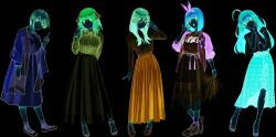 Rule 34 | 5girls, absurdres, ahoge, bare shoulders, blue eyes, blue skirt, blush, bow, breasts, brown hair, closed mouth, collarbone, dot nose, dress, female focus, full body, go-toubun no hanayome, green bow, green socks, hair between eyes, hair bow, hair ornament, hair ribbon, haruba negi, heel-less heels, highres, large breasts, legs, long dress, long hair, long skirt, looking at viewer, multiple girls, nail polish, nakano ichika, nakano itsuki, nakano miku, nakano nino, nakano yotsuba, official art, open mouth, orange hair, pink hair, purple ribbon, quintuplets, red hair, red skirt, ribbon, see-through clothes, see-through dress, see-through skirt, shoes, short hair, short sleeves, siblings, simple background, sisters, skirt, smile, socks, star (symbol), star hair ornament, thighs, white background, white shoes, white skirt, yellow skirt