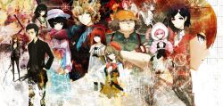 1boy 3boys 6+girls aged_down akiha_rumiho amane_suzuha amane_suzuha_(beta) amane_yuki animal_ear_hairband animal_ears animal_hands apron belt belt_around_waist belt_buckle beret black_belt black_hair black_pants black_pantyhose black_sash black_skirt blonde_hair blouse blue_dress blue_eyes blue_stripes blue_track_suit blunt_bangs bob_cut bow braid breasts brown_hair buckle bug butterfly buttons capelet capri_pants cat_ears cellphone chest_bow choker closed_mouth clothing_request coat collar collarbone collared_shirt cosplay costume cropped_jacket dress dress_vest drill_hair equation expressionless fake_animal_ears fingerless_gloves flat_chest flip_phone frilled_collar frilled_dress frilled_hairband frilled_skirt frills from_side fur-trimmed_capelet fur-trimmed_hood fur_trim game_cg glasses gloves green_collar green_eyes green_hair green_pants green_shirt green_trim hair_between_eyes hair_ornament hair_rings hairband hairclip hands_in_pockets hashida_itaru hat high-waist_skirt high_collar high_heels highres hiyajou_maho holding holding_phone hood huke insect jacket jacket_over_jacket jitome kiryuu_moeka lab_coat lapels large_breasts long_hair long_skirt long_sleeves looking_at_viewer maid maid_apron maid_headdress makise_kurisu makise_kurisu_(amadeus) mayqueen_maid_uniform medium_breasts messy_hair miniskirt multiple_boys multiple_girls necktie non-web_source notched_lapels object_in_pocket office_lady official_art okabe_rintarou open_mouth pants pantyhose partially_unzipped paw_gloves pen_in_pocket phone pink_bow pink_eyes pink_gloves pink_hair pink_stripes pocket puffy_short_sleeves puffy_sleeves purple_eyes red_bow red_hair red_hat red_necktie red_ribbon red_scarf ribbon ribbon-trimmed_collar ribbon-trimmed_corset ribbon-trimmed_hairband ribbon-trimmed_sleeves ribbon_choker ribbon_trim ringed_eyes sash scarf shiina_kagari shiina_mayuri shirt shoes short_sleeves skirt skull_hair_ornament small_breasts square_pupils steins;gate steins;gate_0 sweater thick_eyebrows track_suit trap tsurime twin_braids twin_drills twintails urushibara_ruka very_long_hair waist_bow waist_sash white_apron white_belt white_coat white_dress white_jacket white_shirt white_shoes winter_clothes wrist_cuffs yellow_eyes zipper zipper_pull_tab