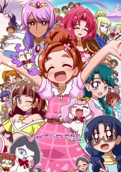6+boys 6+girls aihara_yuuki_(go!_princess_precure) akagi_towa akeboshi_karin amanogawa_kirara amanogawa_stella annotated aroma_(go!_princess_precure) azuma_seira blonde_hair blush close_(go!_princess_precure) everyone go!_princess_precure group_picture haruno_haruka haruno_ibuki haruno_moe haruno_momoka highres hope_kingdom_king hope_kingdom_queen ichijou_ranko ijuuin_kimimaro ikkyuu imagawa_shuu kaidou_minami kanou_sayaka kisaragi_reiko kitakaze_asuka komaki_noriko koshiba_naoto kurita_mai kuroro_(go!_princess_precure) makeup md5_mismatch miss_siamour mochizuki_yume multiple_boys multiple_girls nanase_yui nishimine_ayaka oikawa_(go!_princess_precure) open_mouth precure prince_kanata puff_(go!_princess_precure) shirogane_(go!_princess_precure) shut_(go!_princess_precure) smile