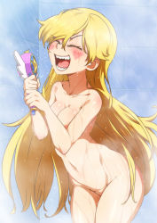 1girl completely_nude disney female_focus highres jcm2 long_hair nude showering solo star_butterfly star_vs_the_forces_of_evil tagme upper_body
