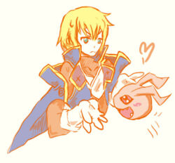 digimon digimon_(creature) green_eyes heart kisaragi_jin koromon simple_background white_background