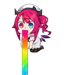 Rule 34 | + +, 1girl, aqua eyes, beret, dasdokter, dress, hat, heterochromia, hololive, hololive english, horns, irys (casualrys) (hololive), irys (hololive), long hair, open mouth, pantyhose, pink eyes, red hair, side ponytail, solo, virtual youtuber, vomiting rainbows, white dress, wings