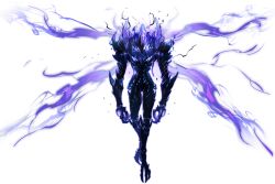 1other ant antennae armor aura beru_(solo_leveling) bug dark_aura full_armor full_body glowing glowing_eyes insect official_art solo_leveling solo_leveling:_arise tachi-e third-party_source transparent_background