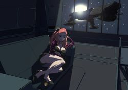 1girl 4chan advanced_ship_(eve_online) aged_up alternate_breast_size ass breasts caldari_state_(eve_online) cleavage couch cruiser cruiser_(eve_online) eve_online female_focus full_moon hairband indoors kukuruyo large_breasts military military_vehicle moon red_hair ship smile solo space space_ship spacecraft spaceship star_(symbol) strategic_cruiser_(eve_online) tech_3_ship_(eve_online) tengu_(eve_online) vivian_james warship watercraft