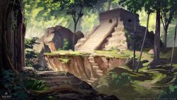 Rule 34 | ancient mayan, jungle, mayan, nature, pyramid (structure), ruins, tagme, temple