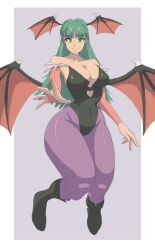1girl breasts darkstalkers large_breasts long_hair morrigan_aensland