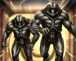 demon doom_(series) doom_3 groomlake hell_knight highres monster muscular no_humans portal_(object)