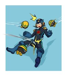 1boy ball_busting megaman.exe mettaur ocigart pickaxe