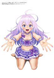 1girl a_rank_party_o_ridatsu_shita_ore_wa_moto_oshiego-tachi_to_meikyuu_shinbu_o_mezasu absurdres copyright_name copyright_notice endou_kaori highres looking_at_viewer magazine_scan megami_magazine niberune_(aparida) official_art scan simple_background solo white_background