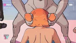 derpixon doggystyle fellatio group_sex hamichi oral orgy pussy_juice red_hair sex_from_behind