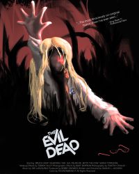 Rule 34 | blonde hair, evil dead, faceless, faceless female, gelbooru, gelbooru-tan, glasses, highres, hood, hoodie, jacket, movie poster, parody