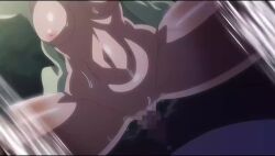 1boy 1girl animal_hood animated bench breasts brown_hair green_hoodie hetero hood hood_up hoodie hug katou_mio_(seika_jogakuin_kounin_sao_ojisan) naked_hoodie night nipples on_bench on_lap open_clothes open_hoodie outdoors park pov seika_jogakuin_kounin_sao_ojisan sex sitting sound tagme tan tanline vaginal video