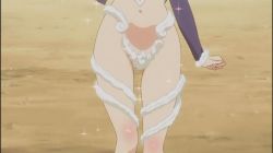animal_ears animated animated_gif black_hair breasts brown_eyes cat_ears cream food_as_clothes kotegawa_yui navel screencap to_love-ru whipped_cream