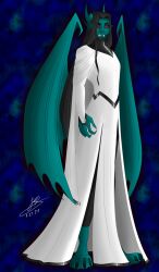Rule 34 | alternate universe, black hair, danny phantom, danny phantom kindred au, demon, demon horns, demon wings, fangs, gargoyle, highres, horns, nickelodeon, no humans, non-web source, vlad masters, vlad plasmius, wings