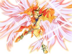 Rule 34 | 1boy, digimon, dukemon, dukemon crimson mode, highres, male focus, matsuda takato, naoki akamine, solo, wings