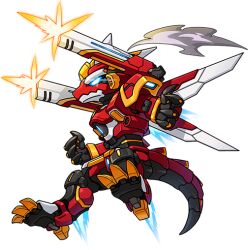 Rule 34 | agnad (dragon village), dragon, dragon village (series), dragon village collection, game cg, gun, mecha, mechanical wings, no humans, official art, robot, third-party source, transparent background, weapon, wings