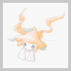 1other artist_name blue_eyes border closed_mouth colored_skin dot_mouth floating full_body gen_3_pokemon grey_border jirachi legendary_pokemon lemonade_kokoi mythical_pokemon nintendo other_focus pokemon pokemon_(creature) signature simple_background solo sparkle star_(symbol) twitter_username white_background white_skin