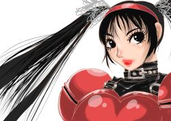 1girl black_hair dress elin_chunli fighting_vipers hairband highres honey_(fighting_vipers) red_dress sega tagme twintails