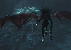 Rule 34 | 1990s (style), chaos, demon, demon wings, dirge of cerberus final fantasy vii, final fantasy, final fantasy vii, midgar, vincent valentine, wings