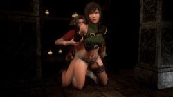 Rule 34 | 1futa, 1girl, 3d, absurdres, aerith gainsborough, animated, doggystyle, final fantasy, final fantasy vii, futa with female, futanari, highres, orgasm, sex, sex from behind, sound, tagme, testicles, video, virt-a-mate, yuffie kisaragi