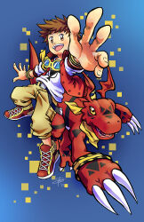 Rule 34 | digimon, digimon tamers, guilmon, highres, matsuda takato, tagme