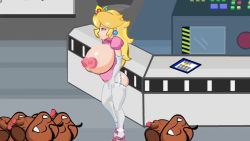 1girl animated ass blonde_hair blue_eyes bob-omb_buddy breasts flash flash_game goomba huge_breasts ivan-aedler mario_(series) nintendo nipples penis pregnant princess_peach pussy super_mario_64 super_mario_bros._1 text_focus uncensored video