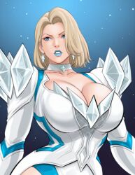 1girl blonde_hair breasts emma_frost large_breasts marvel marvel_rivals solo x-men