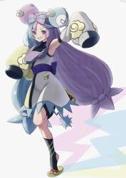 1girl blue_hair bow-shaped_hair breasts character_hair_ornament detached_sleeves dress hair_ornament highres iono_(pokemon) iono_(sygna_suit)_(pokemon) japanese_clothes kimono long_hair long_neck long_sleeves looking_at_viewer mochitaro_(mothitaroo) multicolored_hair nintendo official_alternate_costume pink_hair pokemon pokemon_masters_ex purple_eyes sharp_teeth shorts shorts_under_dress sidelocks sleeveless sleeveless_kimono sleeves_past_fingers sleeves_past_wrists smile split-color_hair teeth two-tone_hair score:2 rating:general Rule 34 | 1girl, blue hair, bow-shaped hair, breasts, character hair ornament, detached sleeves, dress, hair ornament, highres, iono (pokemon), iono (sygna suit) (pokemon), japanese clothes, kimono, long hair, long neck, long sleeves, looking at viewer, mochitaro (mothitaroo), multicolored hair, nintendo, official alternate costume, pink hair, pokemon, pokemon masters ex, purple eyes, sharp teeth, shorts, shorts under dress, sidelocks, sleeveless, sleeveless kimono, sleeves past fingers, sleeves past wrists, smile, split-color hair, teeth, two-tone hair