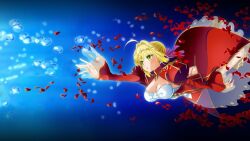 Rule 34 | 1girl, ass, ass cutout, blonde hair, breasts, butt crack, cleavage, clothing cutout, dress, fate/extra, fate (series), large breasts, nero claudius (fate), nero claudius (fate/extra), source request